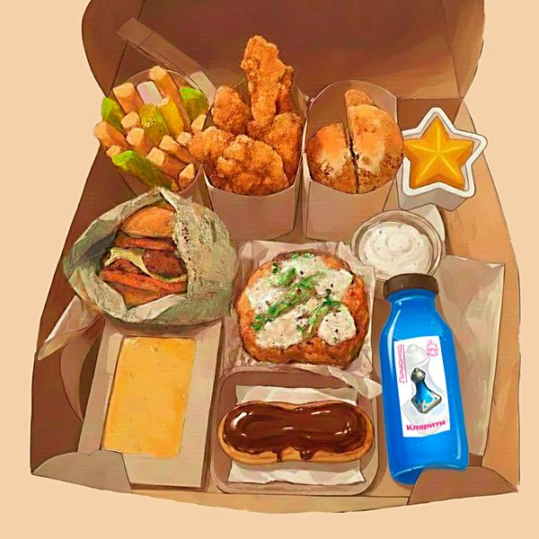 Фуд-бокс «Dota-2», двеннаааадцать танго, ты что, сразу три сожрал?