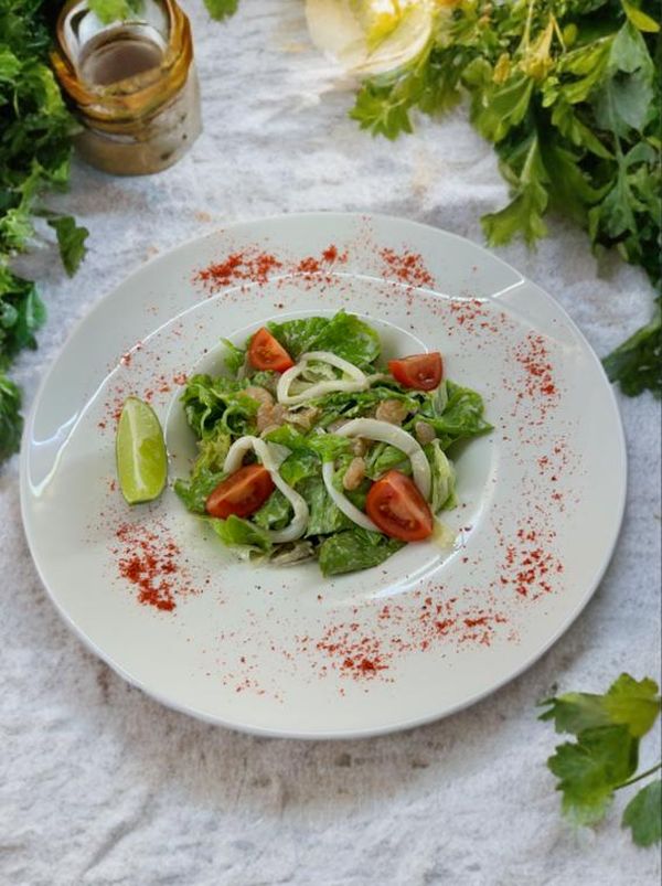 Салат с морепродуктами