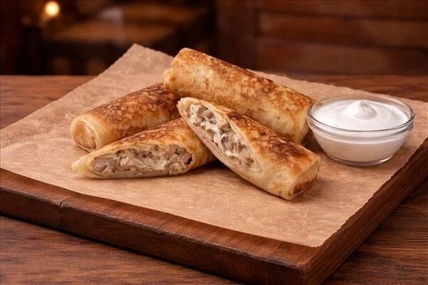 Блины с жульеном