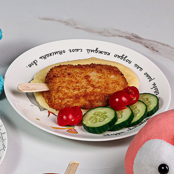 Котлетка куриная с пюрешкой