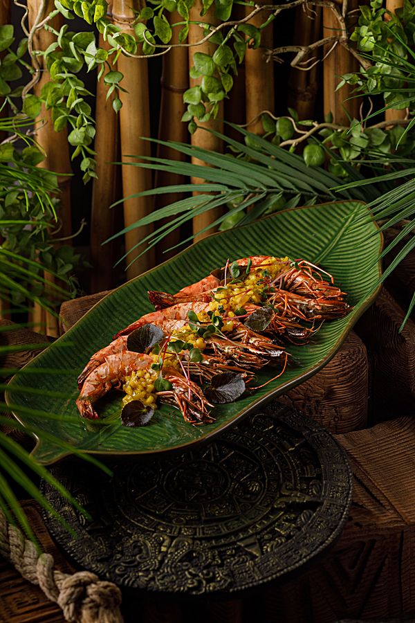 Аргентинские креветки под сальсой