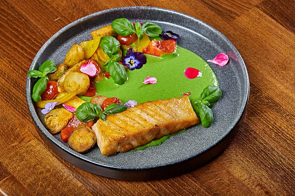 Стейк из лосося