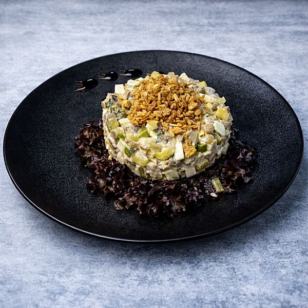 Салат с языком