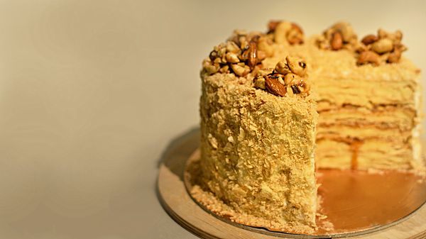 Карамельный наполеон