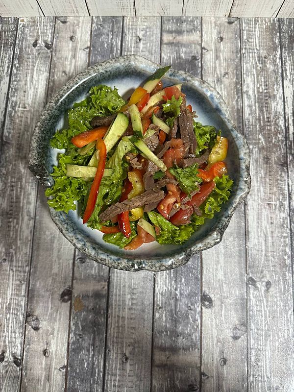 С отварной телятиной