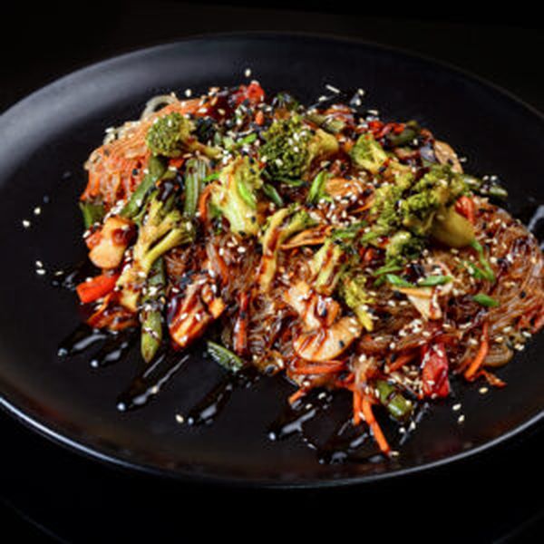 Фунчоза с овощами