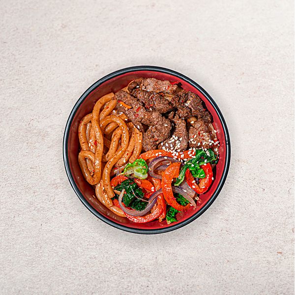 Удон с говядиной