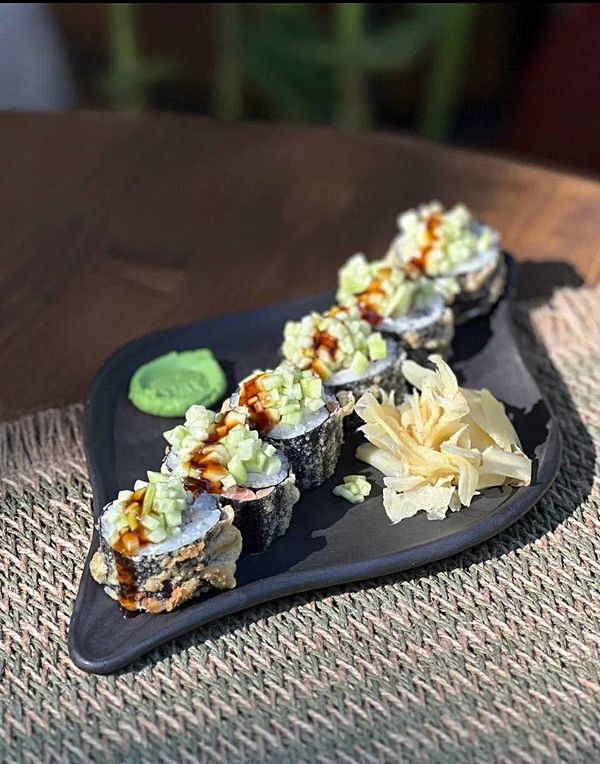 Crispy нежный лосось