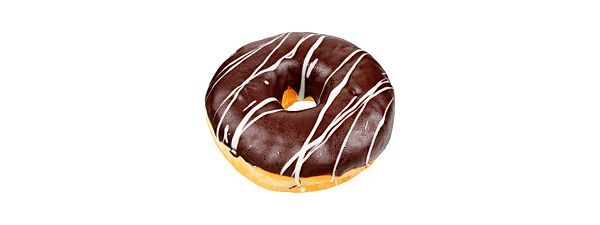 Пончик шоколадный