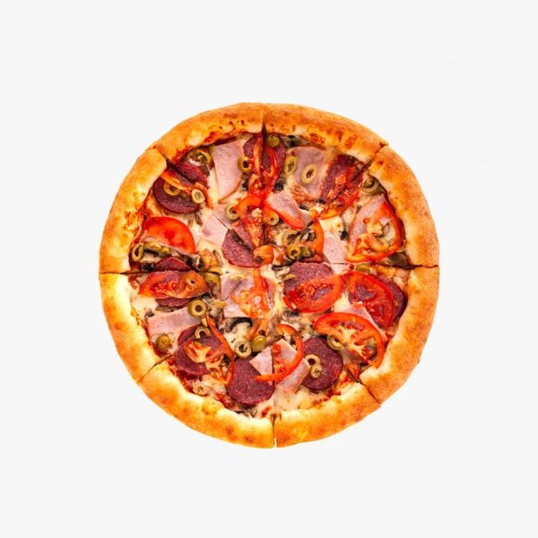 Пицца “Ветчина-салями” с сырным бортиком