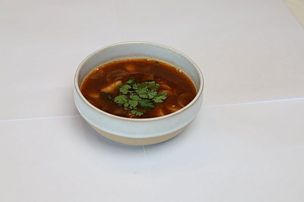 Суп мясной из смокера