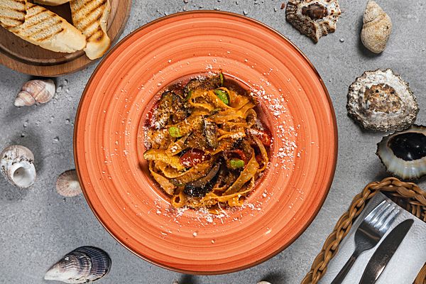 Паста с овощами