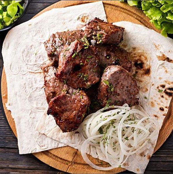 Шашлык из мякоти барашка