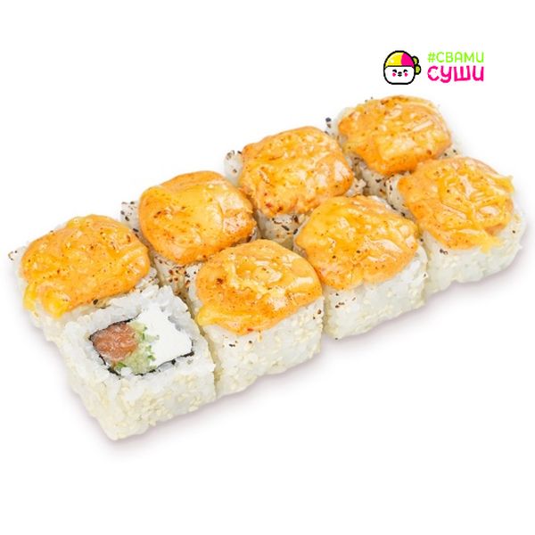 Ролл Запечённый с Лососем Спайси