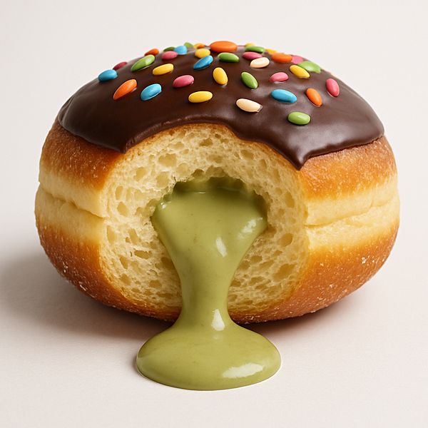 Пончик с дубайским шоколадом