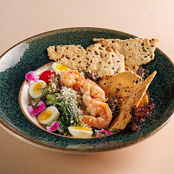 Салат «Цезарь» с креветкой