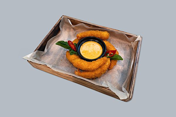 Тигровые креветки в сухарях Панко