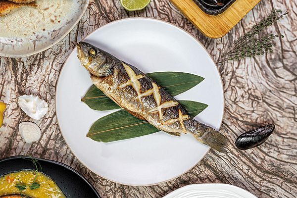 Сибас на гриле