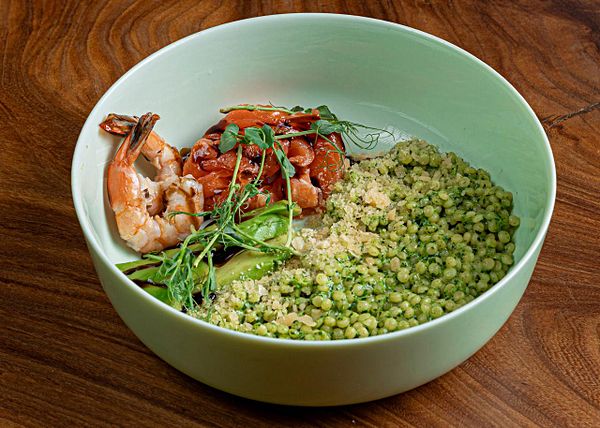 Пти-тим с морепродуктами