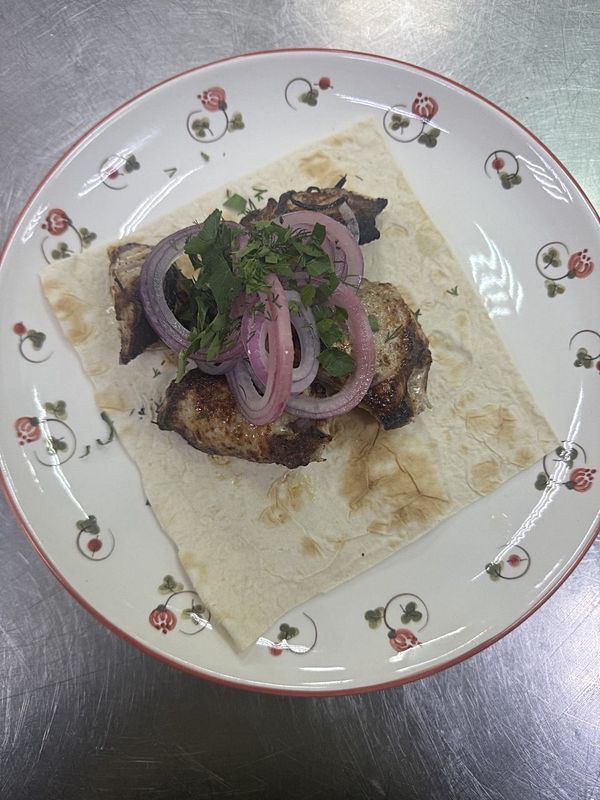 Шашлык из свиной шеи