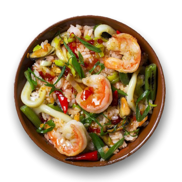 Тяхон с морепродуктами