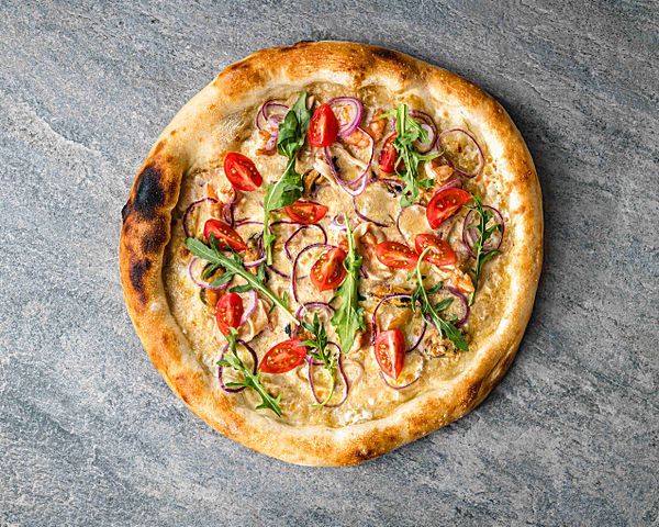 Пицца с морепродуктами