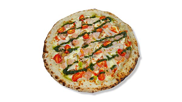 Морская с соусом песто