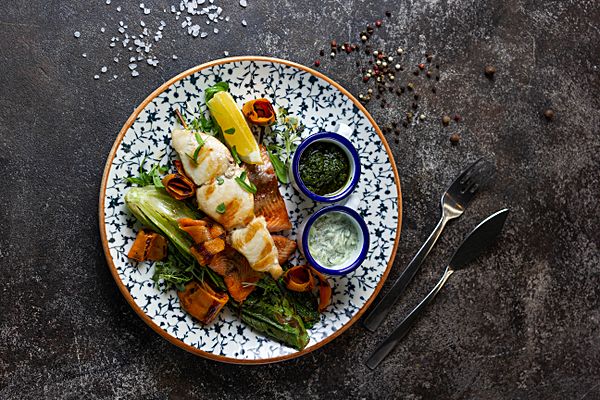 Дуэт рыбных шашлыков