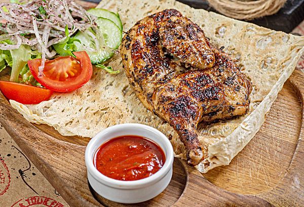 Цыпленок на гриле