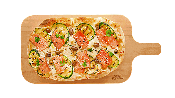 Лосось и цукини