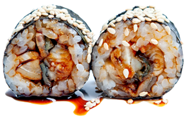 Маки с угрем