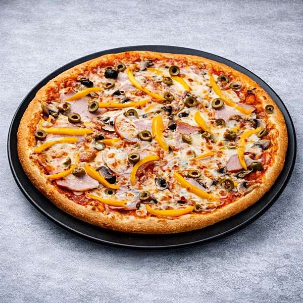 Пицца с ветчиной