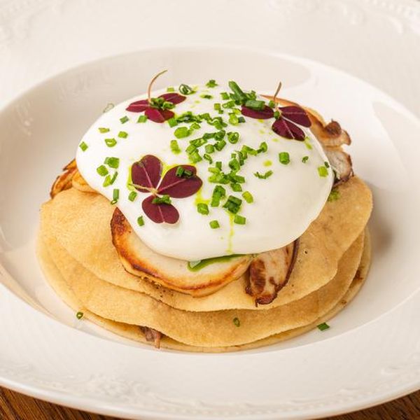 Блинчики с говядиной и грибами Блинчики с говядиной и грибами