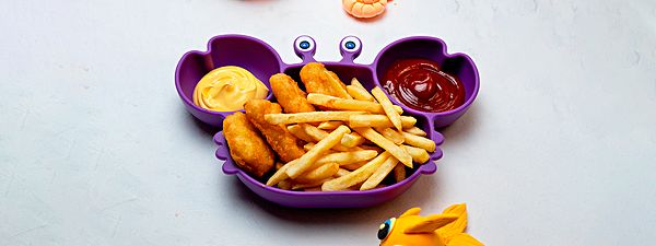 Куриные наггетсы с картофелем фри