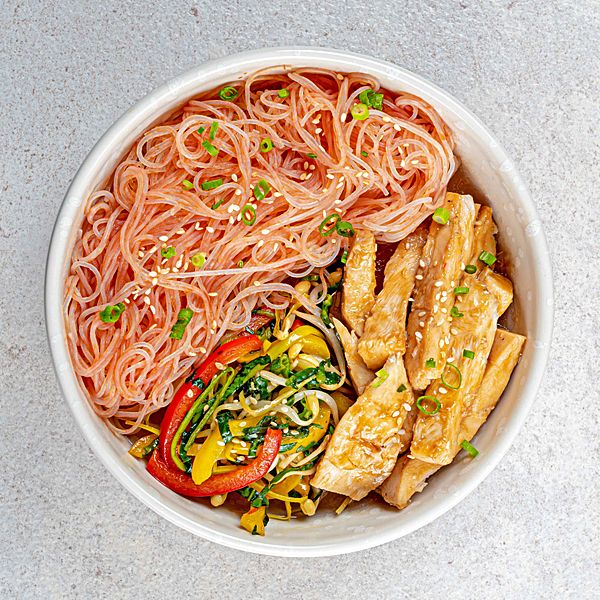 Фунчоза с курицей