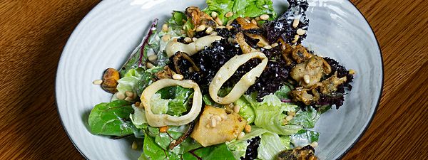 Теплый салат 