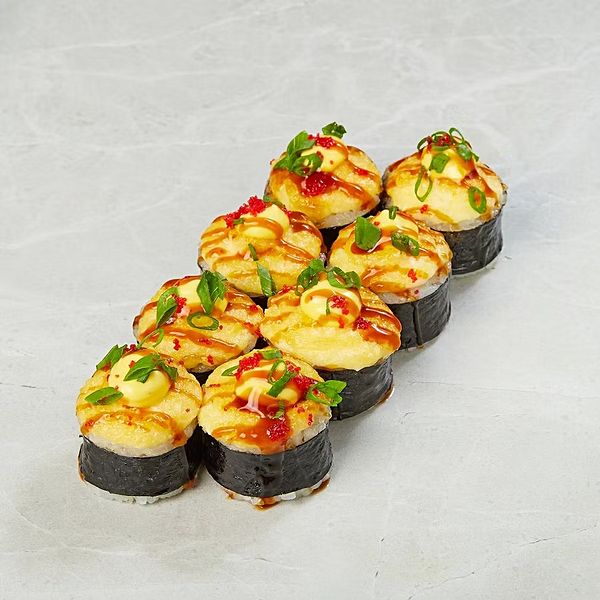 Запеченный ролл 3 сыра