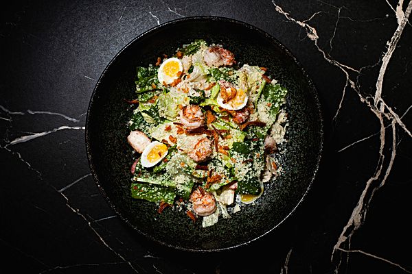 Цезарь с креветками