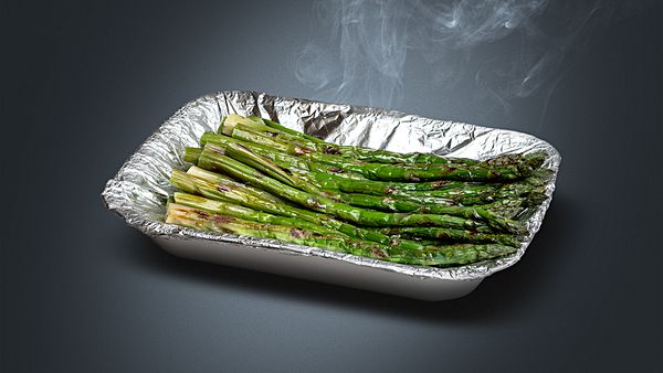 Спаржа гриль