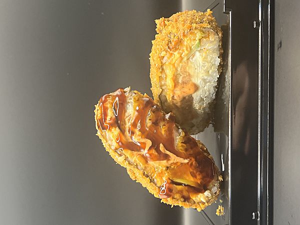 Суши бургер с креветкой