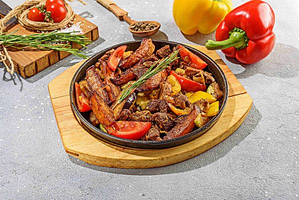 Сковородка с бараниной