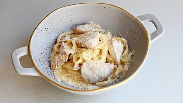 Детская Паста со Сливками и Индейкой