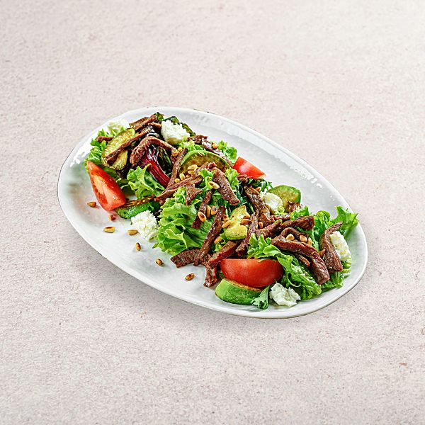 Салат с говядиной