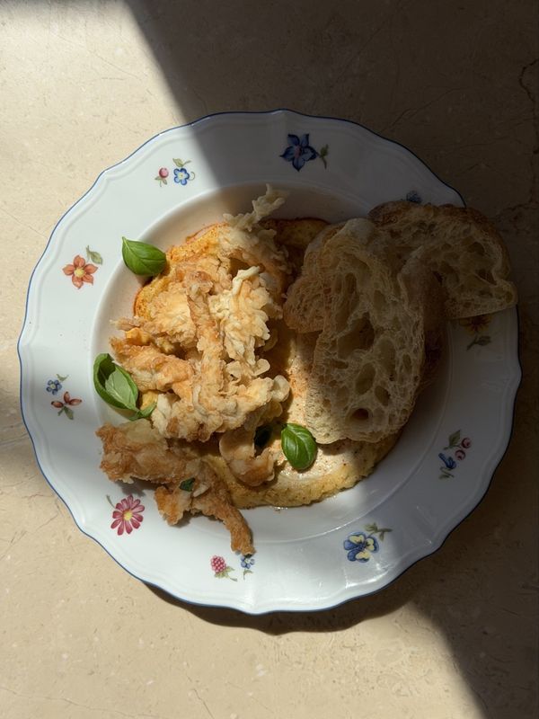 Хумус с курицей