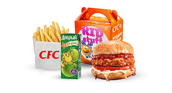 КидСтафф для мальчика с Вау бургером и соком