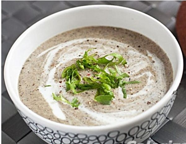 Крем-суп грибной