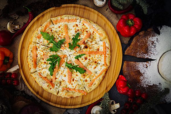 С Лососем и Дор Блю