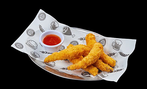 Хвосты тигровых креветок в хрустящей панировке