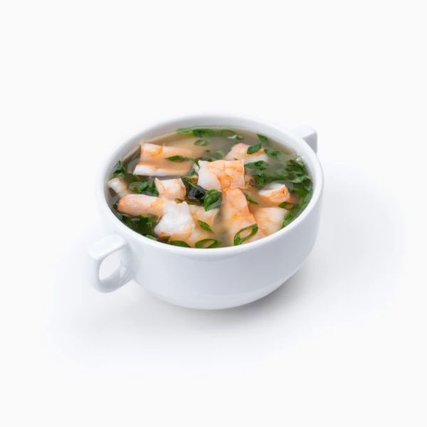 Суп мисо с креветкой