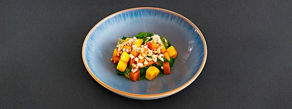 Пряная тыква с манго